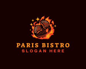 Barbecue Grill Restaurant logo design