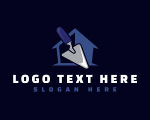 Utility - Construction Trowel Masonry logo design