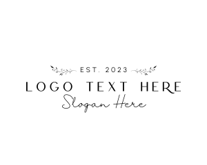 Minimalist Fashion Brand Logo