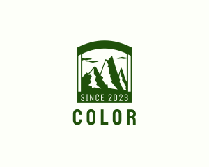 Window - Window Mountain Camping logo design