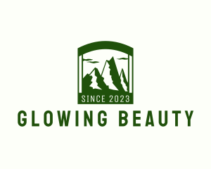 Mountain Range - Window Mountain Camping logo design