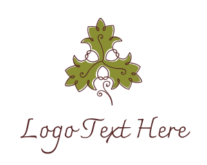 Vineyard - Fancy Maple Leaf logo design