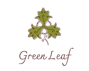 Leaf - Fancy Maple Leaf logo design