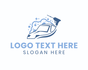 Soap - Pressure Hose Wash logo design