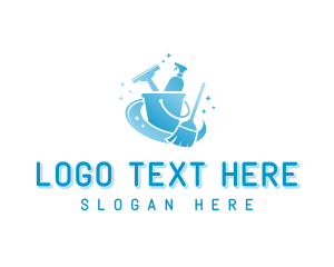 Cleaning Disinfection Tools logo design