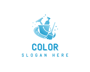 Cleaning Disinfection Tools logo design