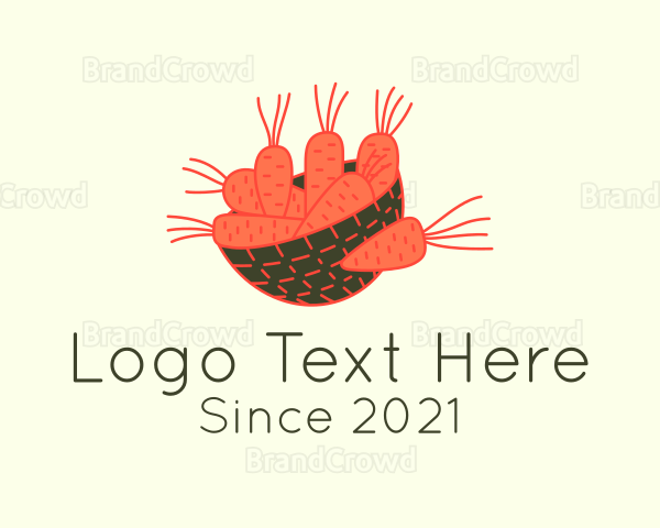 Carrot Harvest Basket Logo