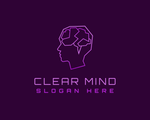 Neurology Mind Wellness logo design