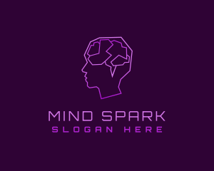 Neurology Mind Wellness logo design