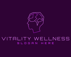 Neurology Mind Wellness logo design