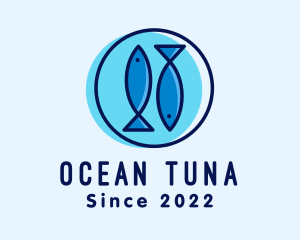 Tuna - Seafood Fish Platter logo design