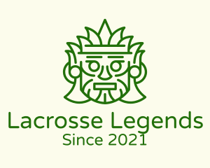 Aztec Leaf Mask logo design