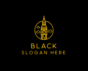 Building - Big Ben Clock Tower logo design
