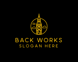 Big Ben Clock Tower logo design