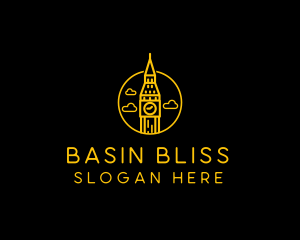 Big Ben Clock Tower logo design