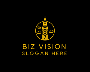 Big Ben Clock Tower logo design