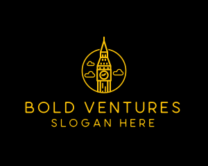 Big Ben Clock Tower logo design