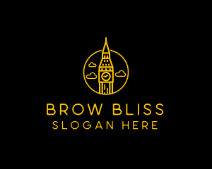 Big Ben Clock Tower logo design