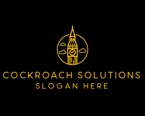 Big Ben Clock Tower logo design