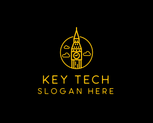 Big Ben Clock Tower logo design