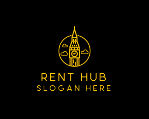 Big Ben Clock Tower logo design