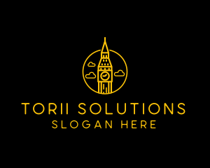 Big Ben Clock Tower logo design