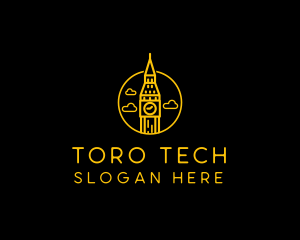 Big Ben Clock Tower logo design