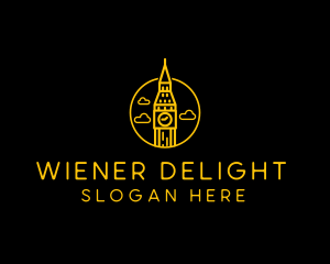 Big Ben Clock Tower logo design