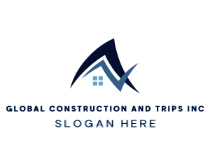 Real Estate - Roofing Maintenance Contractor logo design