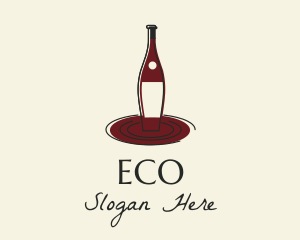 Liquor - Elegant Wine Bottle logo design