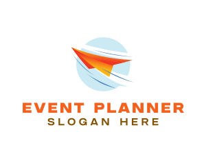 Paper Plane Aviation Logo