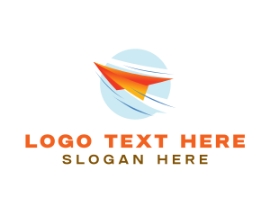 Aviation - Paper Plane Aviation logo design