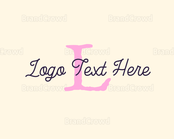 Feminine Cosmetics Salon Boutique Logo