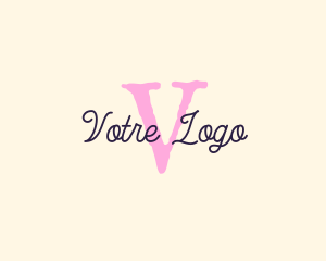 Feminine Cosmetics Salon Boutique  logo design