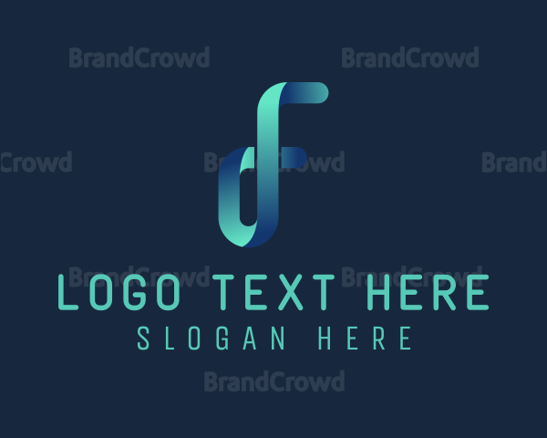 Digital Marketing Agency Letter F Logo