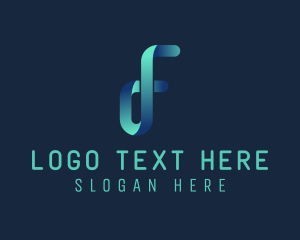 Financial - Digital Marketing Agency Letter F logo design
