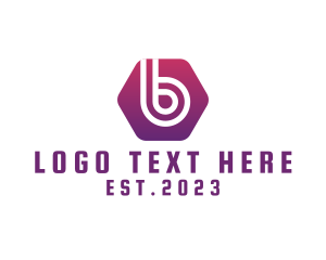 Modern - Hexagon Modern Letter B Business logo design