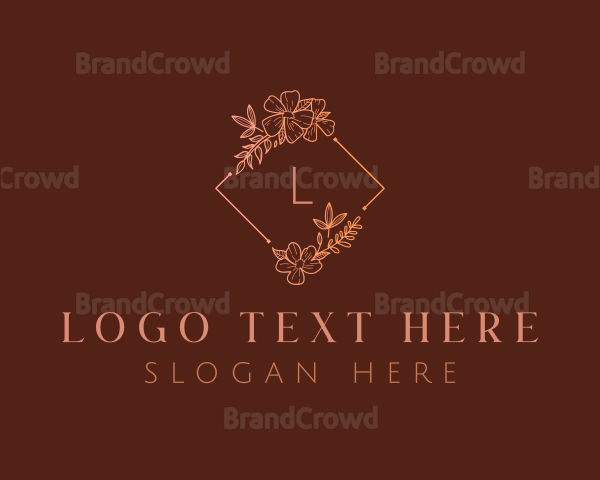 Stylish Floral Event Planner Logo