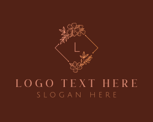 Events Place - Stylish Floral Event Planner logo design