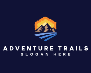 Outdoor Mountain Adventure logo design