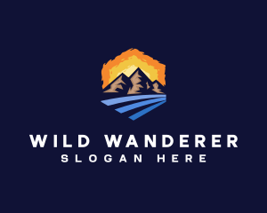 Outdoor Mountain Adventure logo design