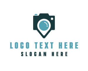 Instagram - Blue Pin Media App logo design