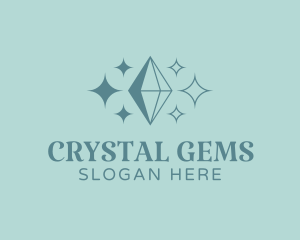 Sparkling Crystal Fashion logo design