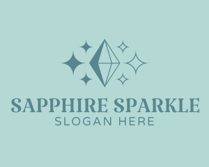 Sparkling Crystal Fashion logo design