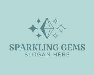 Sparkling Crystal Fashion logo design