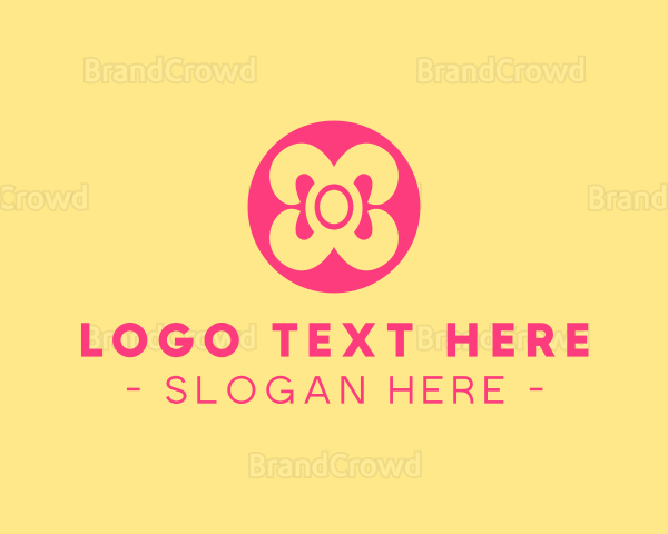 Simple Ribbon Button Logo