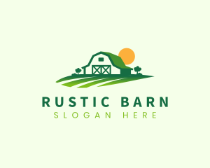 Barn Farm Landscaping logo design