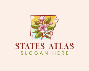 Arkansas Apple Blossom logo design