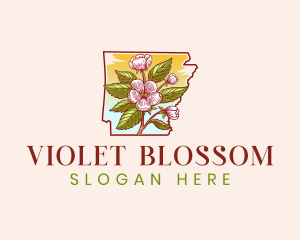 Arkansas Apple Blossom logo design