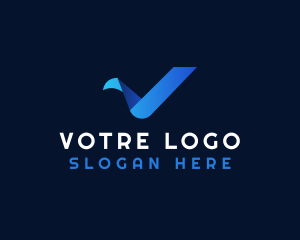 Check Verified Agency logo design